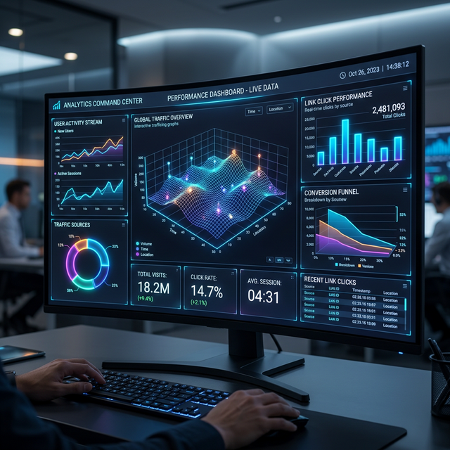YouTube CTR growth chart and play button