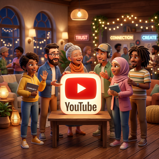 YouTube CTR growth chart and play button